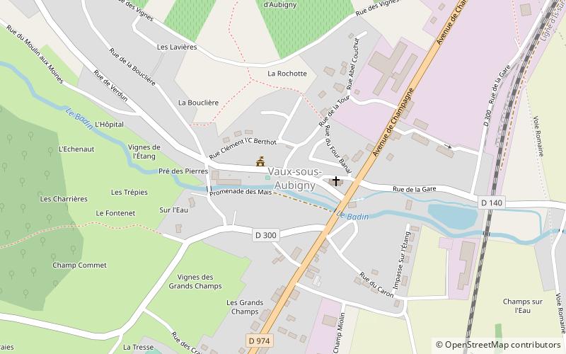 Vaux-sous-Aubigny location map