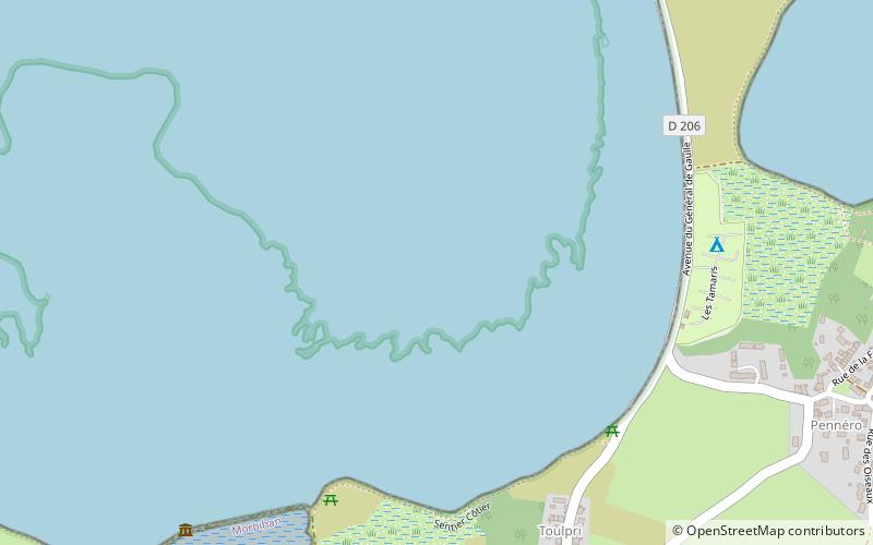 Gulf of Morbihan location map