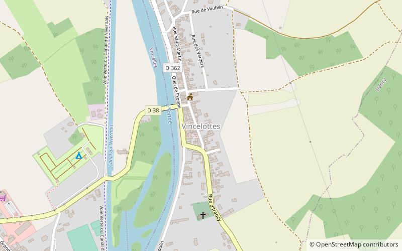 Vincelottes location map