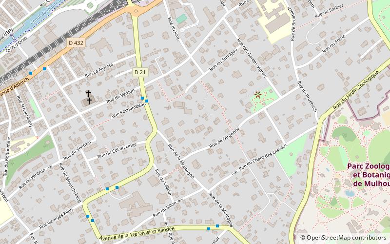 Rebberg location map