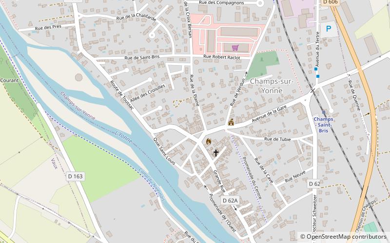 Champs-sur-Yonne location map