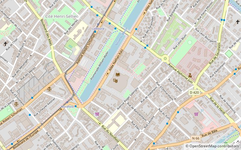 la filature mulhouse location map