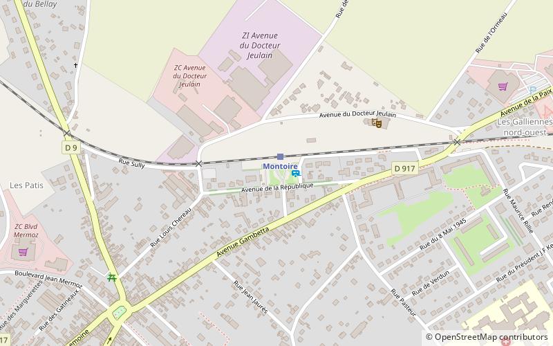 Gare historique location map
