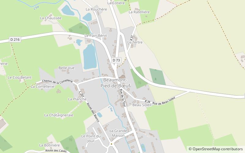 Église Notre-Dame de Beaumont-Pied-de-Bœuf location map