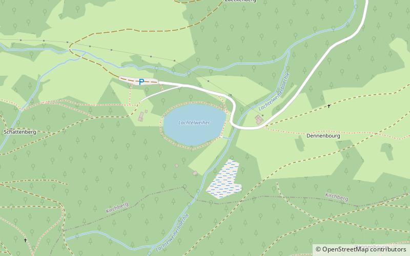 Lac du Lachtelweiher location map