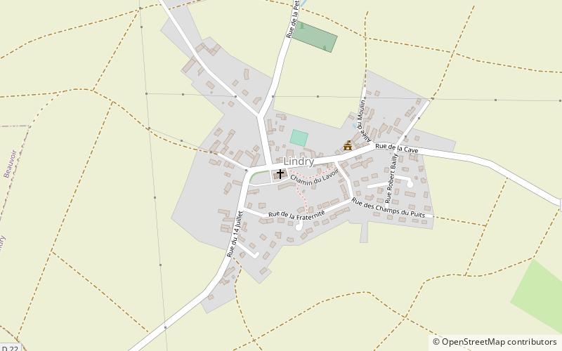 Kościół św. Genevieve location map
