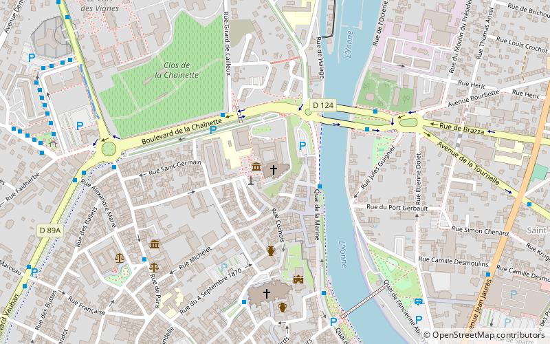 Saint-Germain d’Auxerre location map