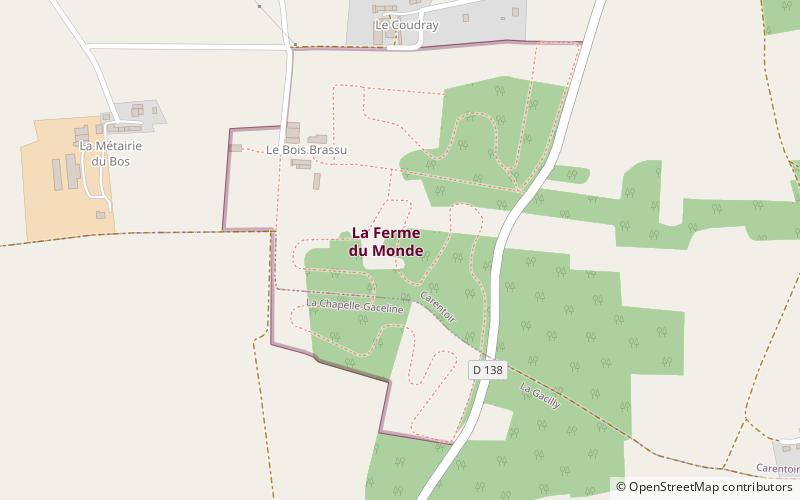 Carentoir location map