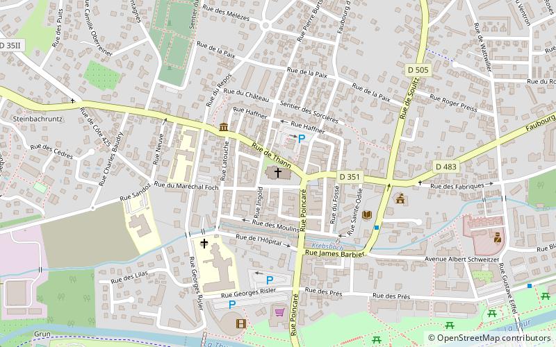 Église Saint-Étienne de Cernay location map
