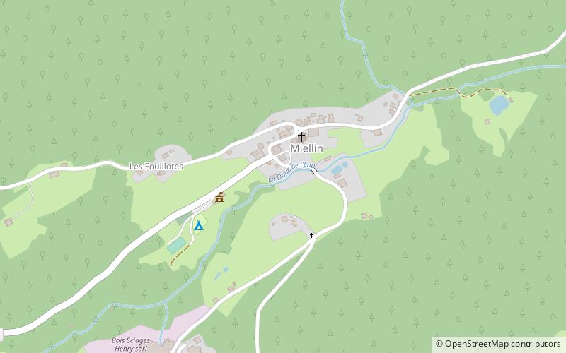 miellin ballons des vosges nature park location map