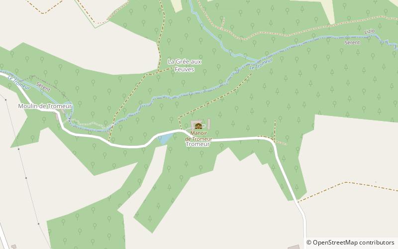 Manoir de Tromeur location map