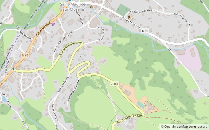 Saint-Maurice-sur-Moselle location map