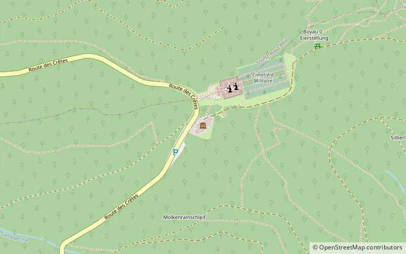 Hartmannswillerkopf Franco-German Historial location map