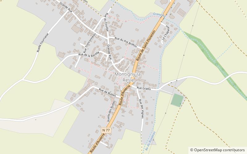 Montigny-la-Resle location map