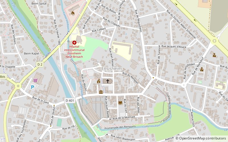 Ensisheim location map