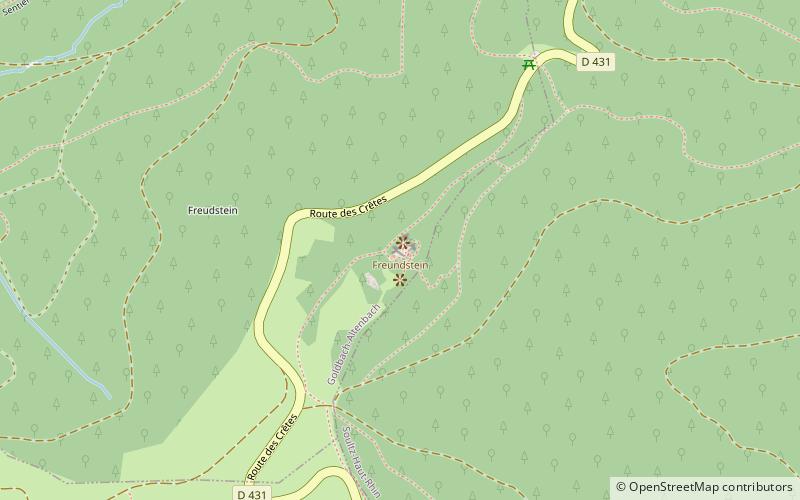 Château de Freundstein location map