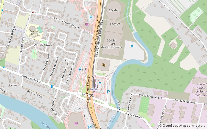 Zénith d'Orléans location map