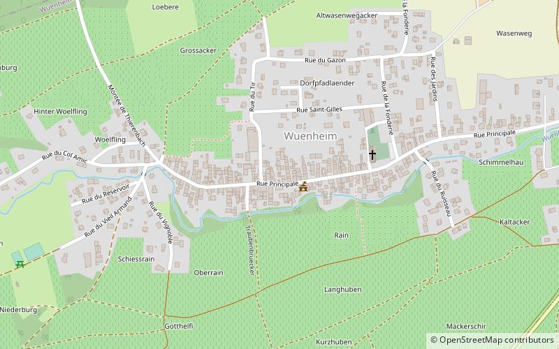 Wuenheim location map