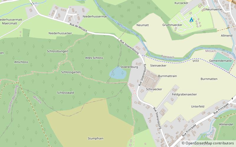 chateau de stoerenbourg husseren wesserling location map