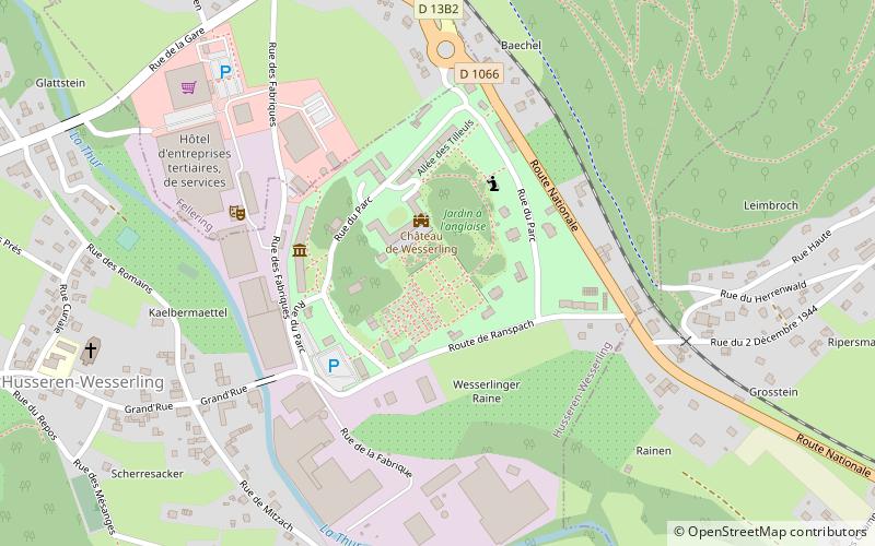 Parc de Wesserling location map