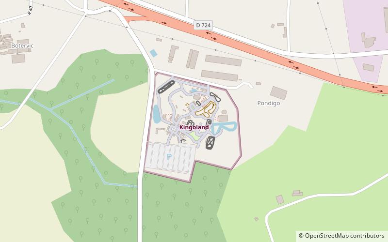 Kingoland Parc d'attractions location map