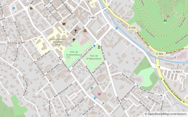 Parc de la Marseillaise location map