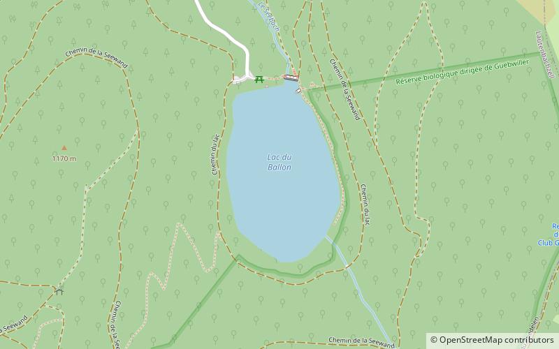 Lac du Ballon location map