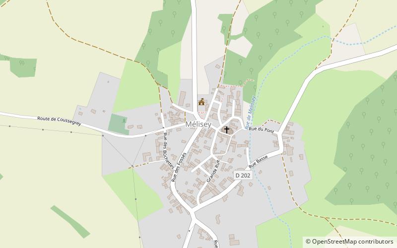 Mélisey location map