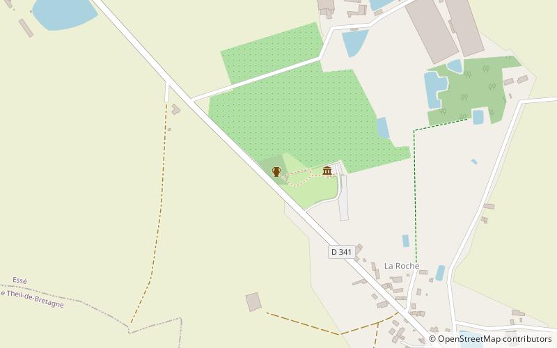 La Roche-aux-Fées location map