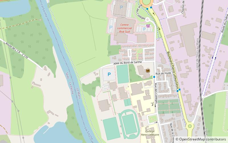 Arnage location map