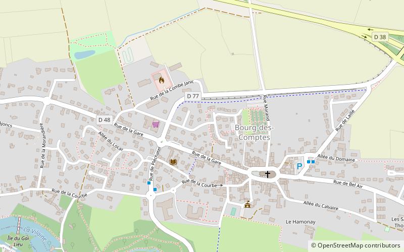 Bourg-des-Comptes location map