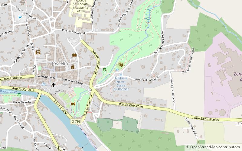 Basilique Notre-Dame du Roncier location map