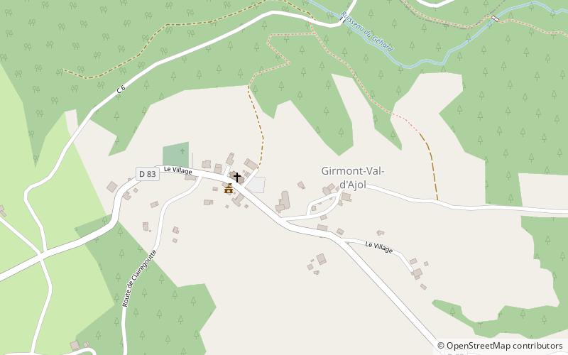 Girmont-Val-d'Ajol location map