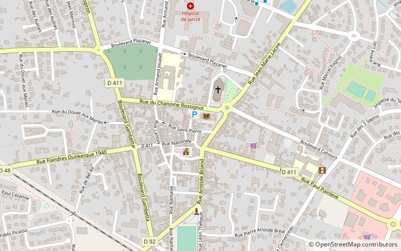 Janzé location map