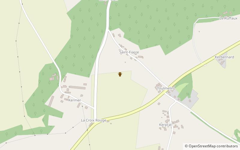Chapelle Saint-Fiacre de Melrand location map