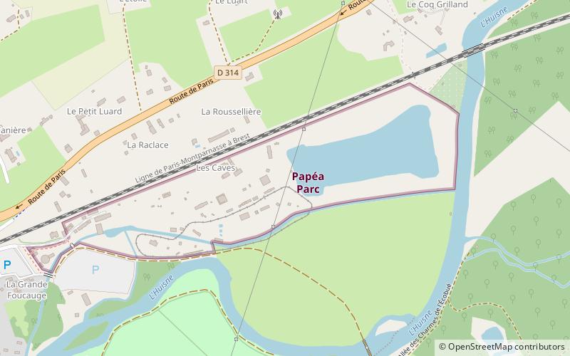 Papéa Parc location map