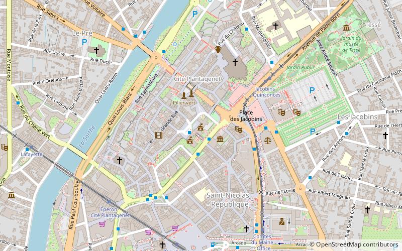 Mairie du Mans location map
