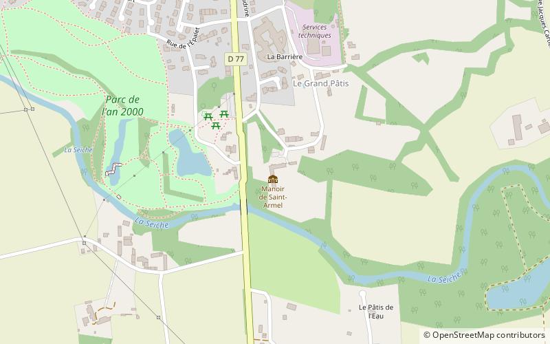 Manoir de Saint-Armel location map