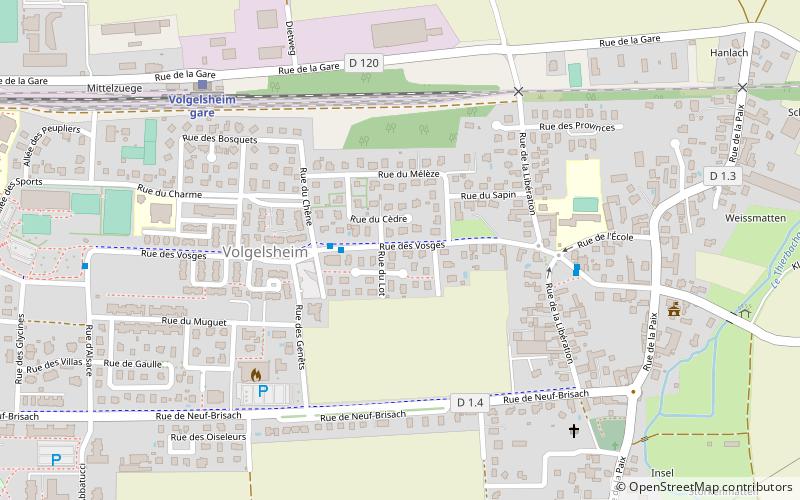 Volgelsheim location map