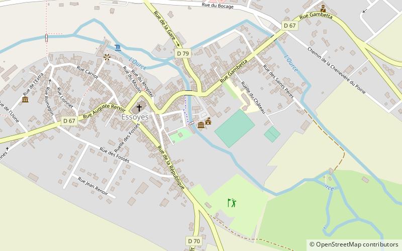 Espace des Renoir location map
