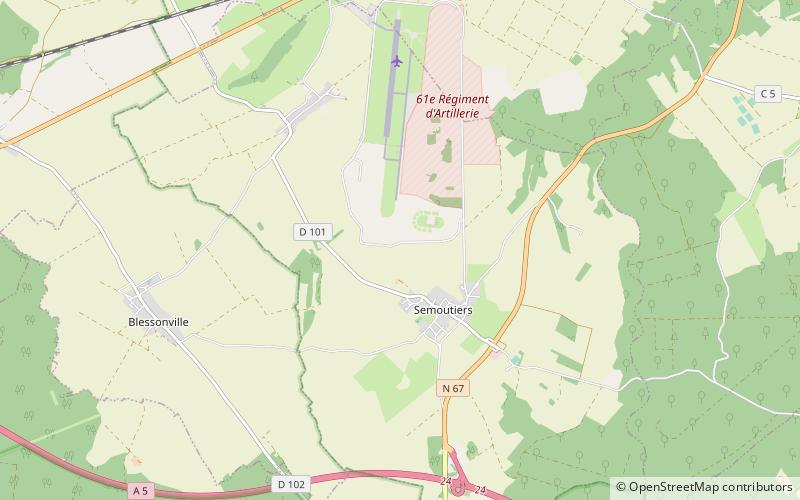 Semoutiers-Montsaon location map