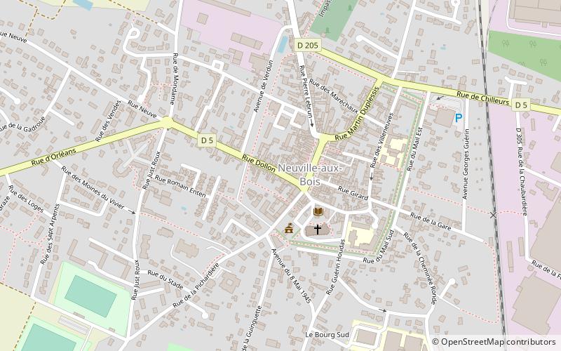 Neuville-aux-Bois location map