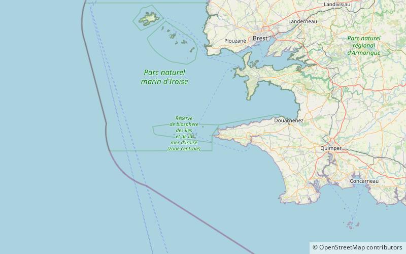 Phare de Tévennec location map