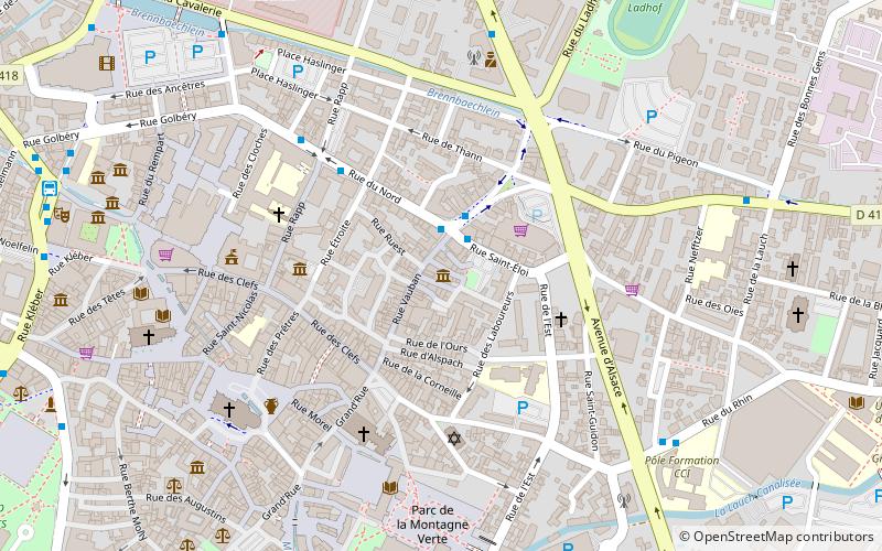 Musée du Jouet location map