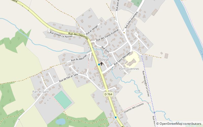 Église Saint-Mériadec-de-Stival location map