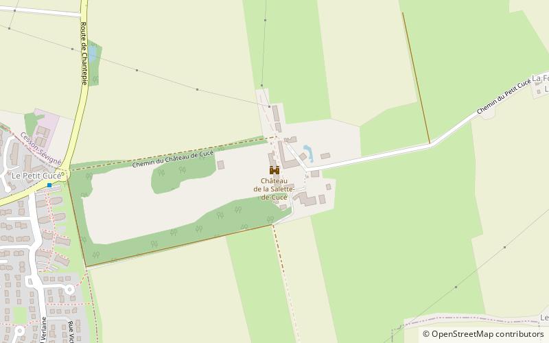 Château de Cucé location map