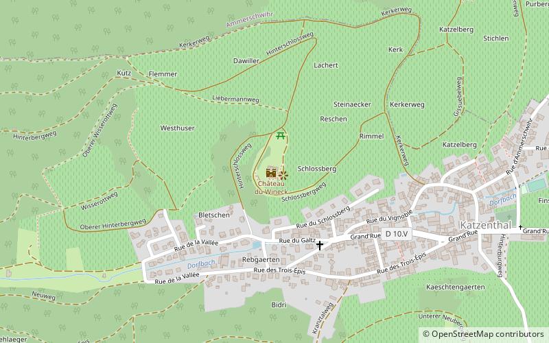 Burg Wineck location map