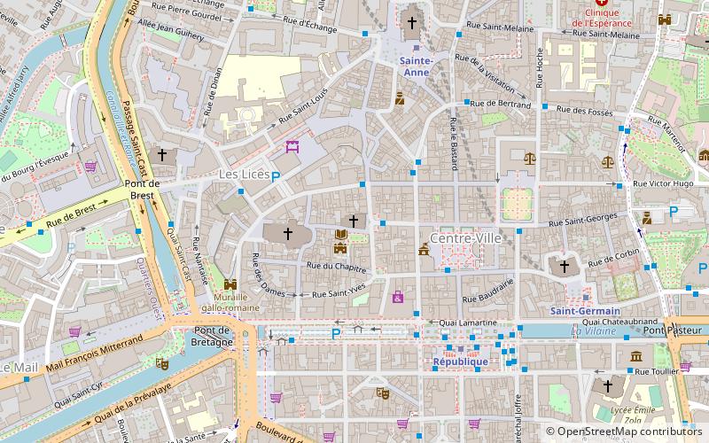 Basilique Saint-Sauveur location map