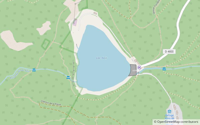 Lac Noir location map