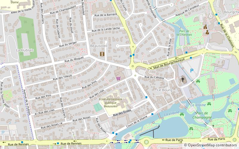 Beausoleil location map